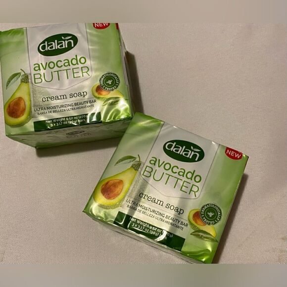 💥Pack of 6 🎉2 Pack Dalan Avocado 🥑 Butter Cream Bar Soap 🎊 - Picture 6 of 10
